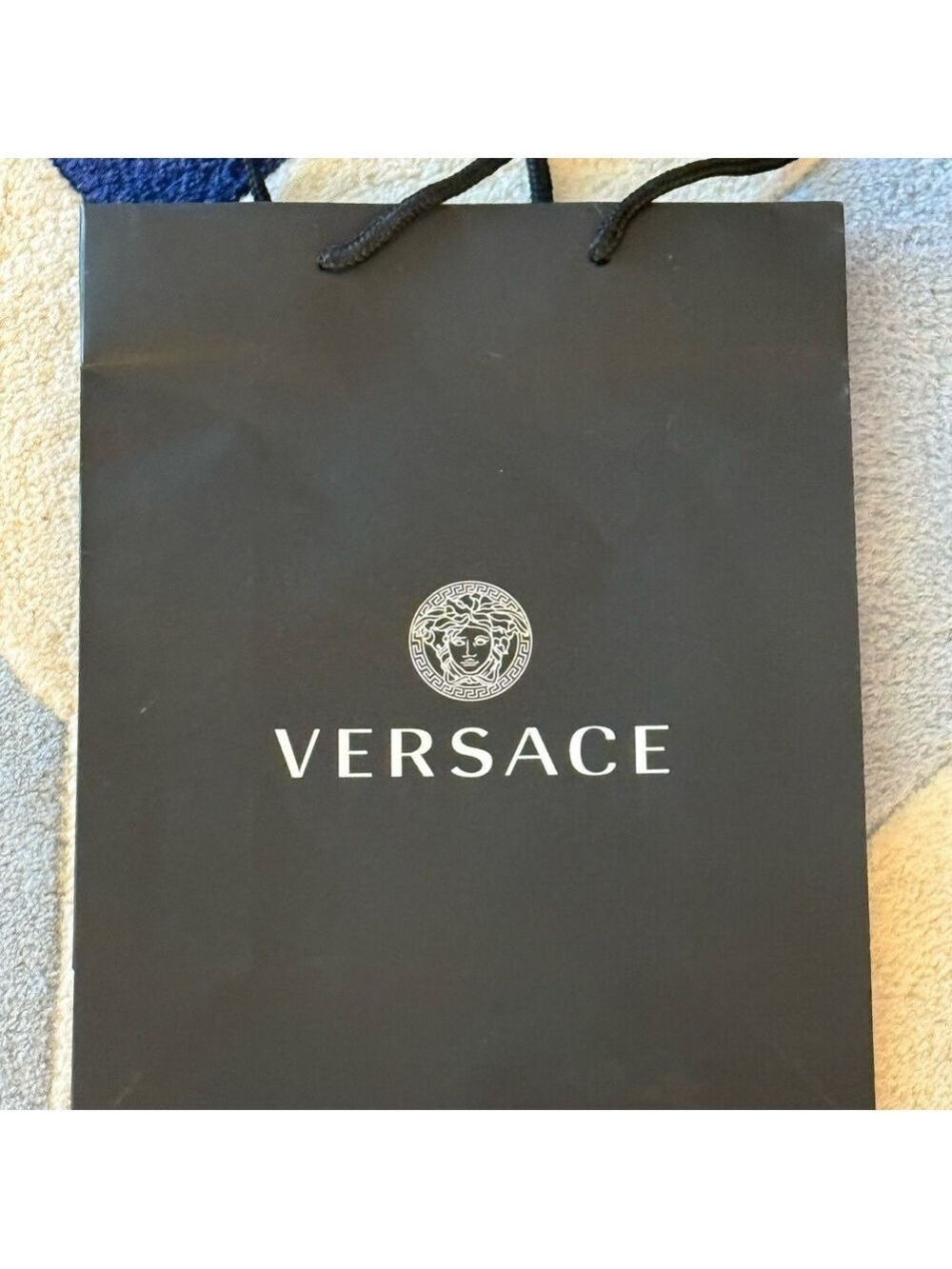 Versace Medusa Boutique Shopping Bag with Logo